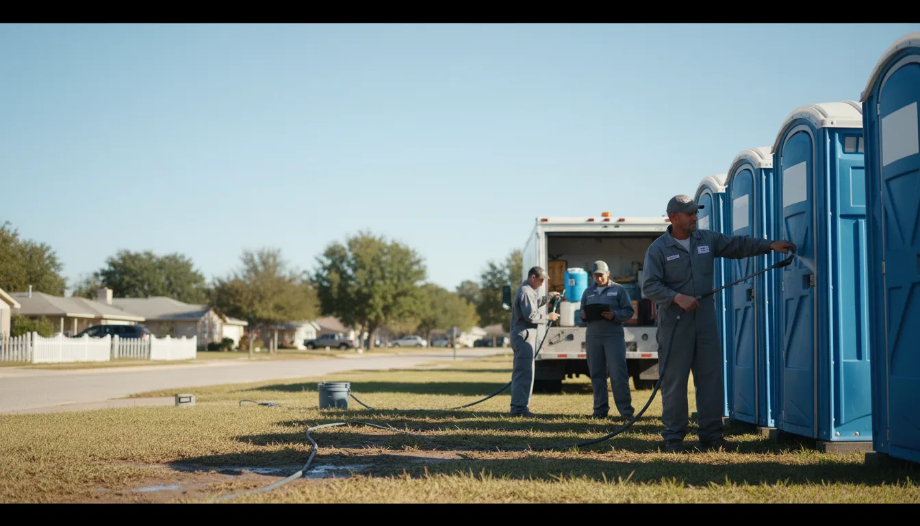 Long-Term Portable Toilet Rental in Laverne, OK near me